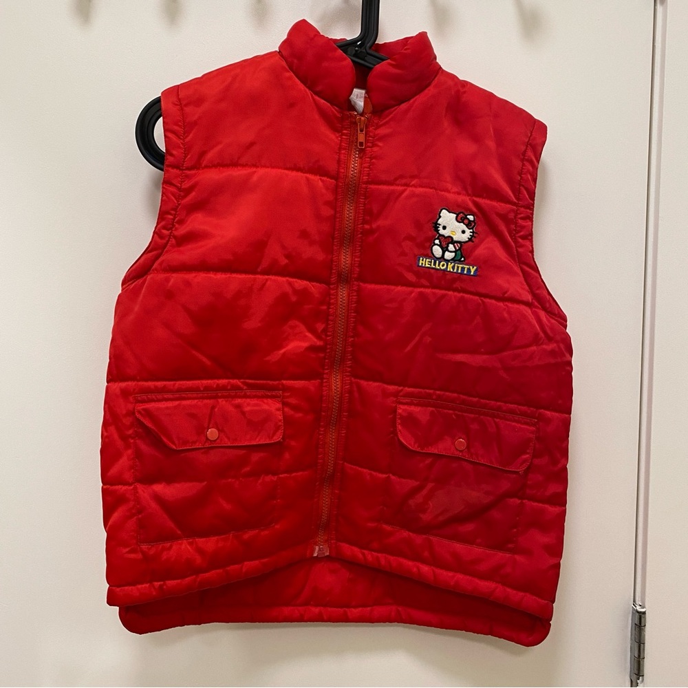 Vintage Hello Kitty sleeveless puffer vest